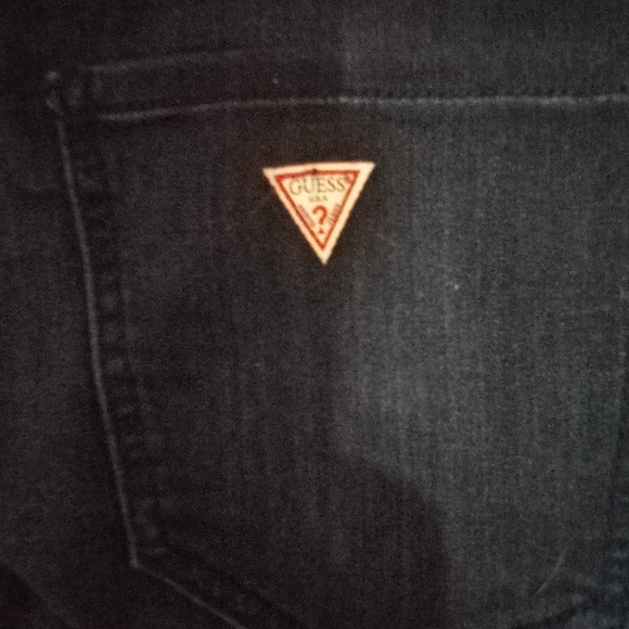 Guess jeans, high rise skinny, size 24, navy - Picture 3 of 4